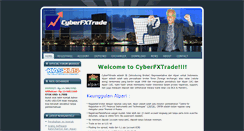 Desktop Screenshot of cyberfxtrade.com