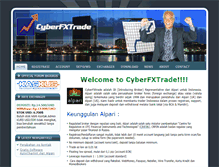 Tablet Screenshot of cyberfxtrade.com